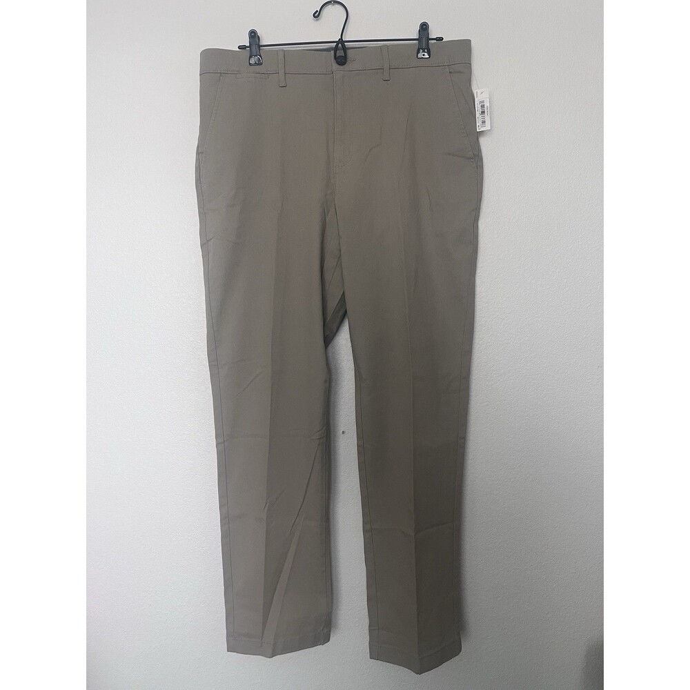 Amazon Essentials Men’s Athletic Fit Chino Pants Khaki Brown Straight Leg 35/32